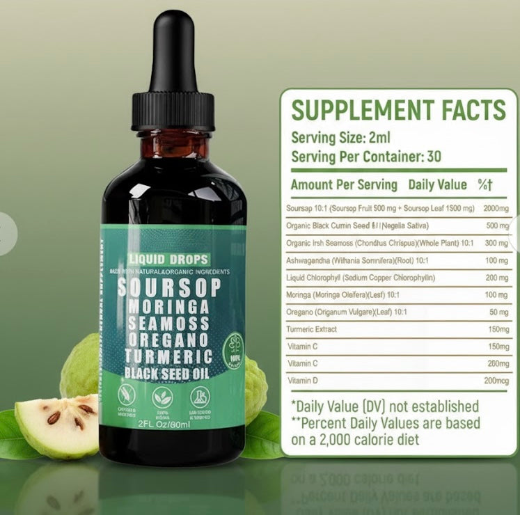 Soursop 10-in-1 Natural Detox Drops